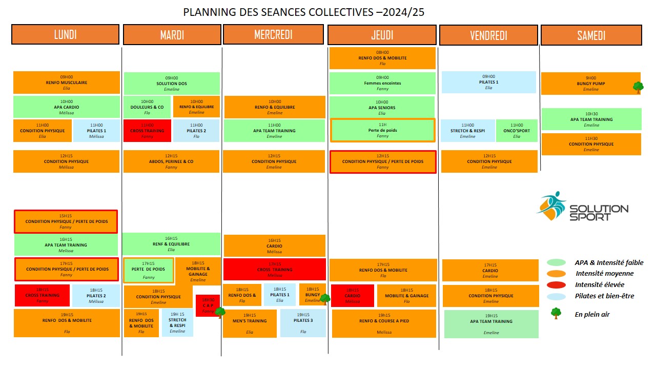Planning 2025 FEV accueil